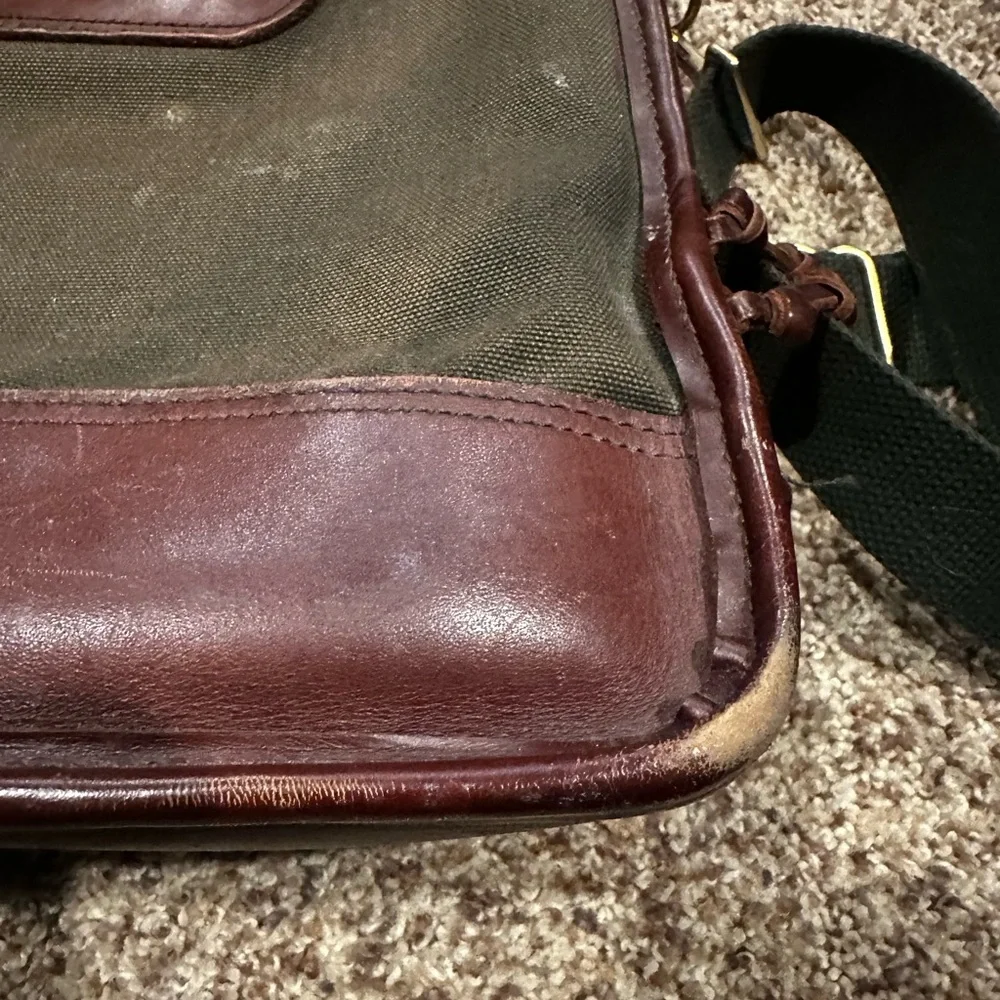 Orvis Brown and Green Battenkill Messenger Bag